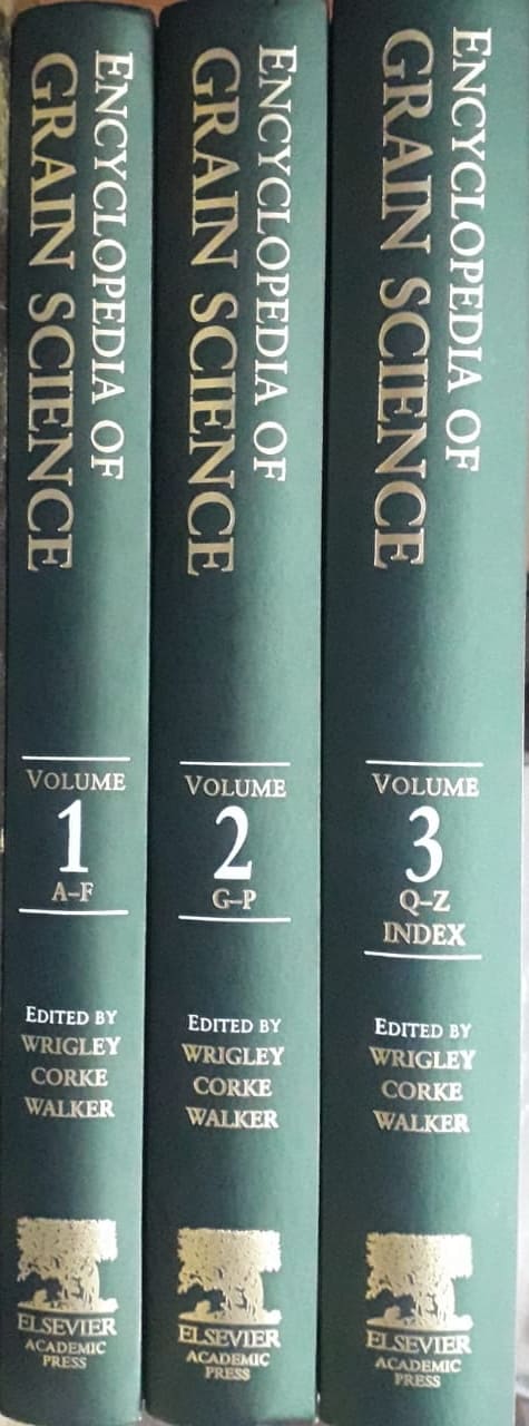 Encyclopedia of Grain Science - 3 vols. In Complete Set