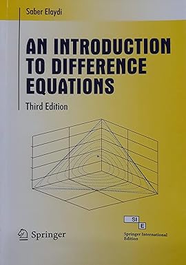 An Introduction to Difference Equations 3/ed.